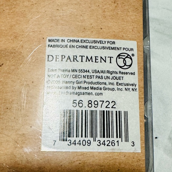 Department 56 Sandra Magsamen Artful Angels "Joy to the World" W/Box 2005 Xmas - Picture 6 of 6